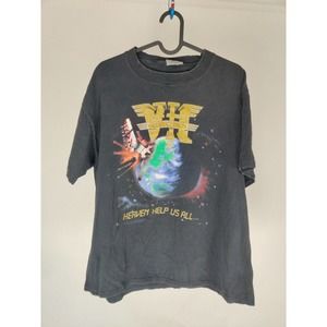 (V) VTG Van Halen 1990s NINETIES DISTREES HEAVEN HEPL US ALL Shirt XL - …